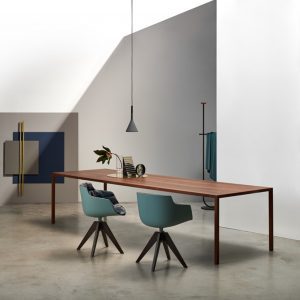 Mesa elegante y minimalista  TENSE MATERIAL WOOD by  MDF Italia