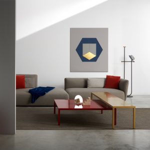 Mesa elegante y minimalista  TENSE MATERIAL DIAMOND by  MDF Italia