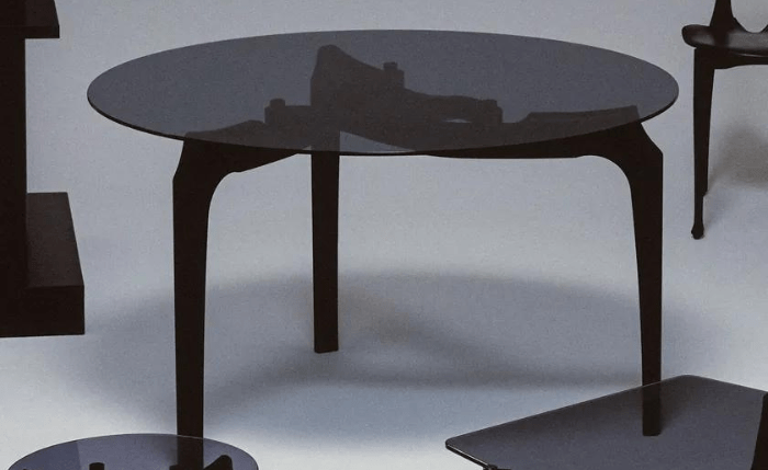 "Carlina Dining Table" - Mesa de cristal