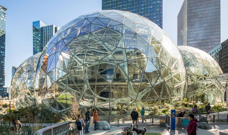 Arquitectura y Naturaleza: Las Esferas de Amazon Transforman el Paisaje de Seattle