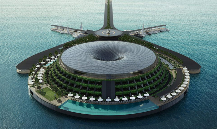 Hotel Flotante en Qatar